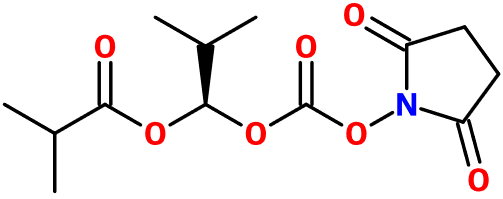 (image for) MC080000 {[(1R)-Isobutanoyloxyisobutoxy]carbonyloxy}succinimide
